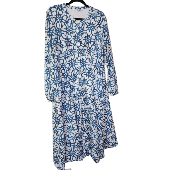 ESHAKTI dress size 18 art deco print women's dress with pockets - Picture 2 of 8